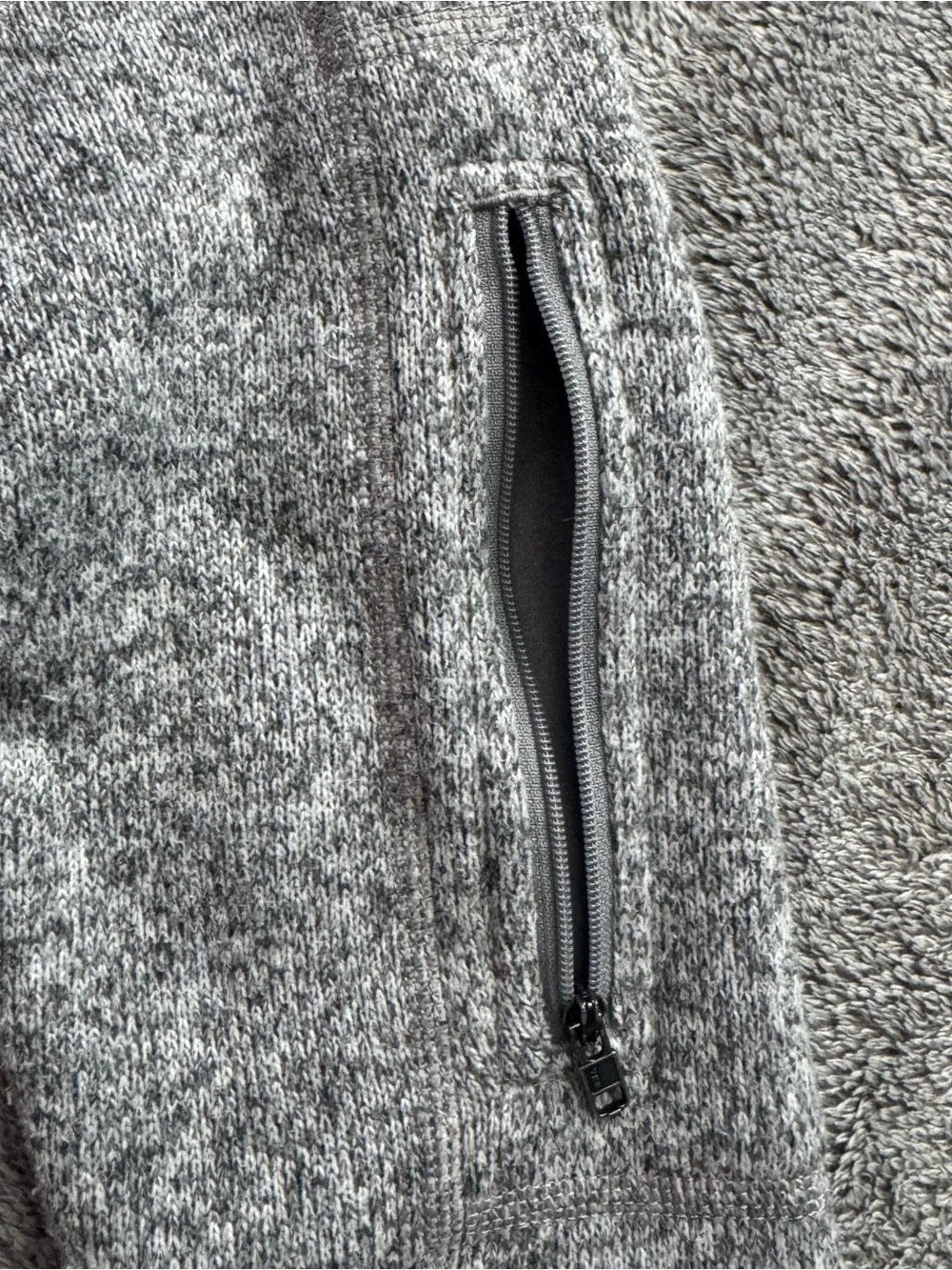 Patagonia Women's Heather Gray Quarter-Zip Better Sweater